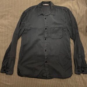 ZARA blue long sleeve button down shirt size M Men’s